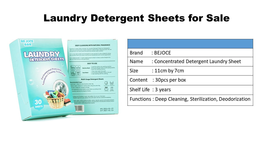 Laundry Detergent Sheet